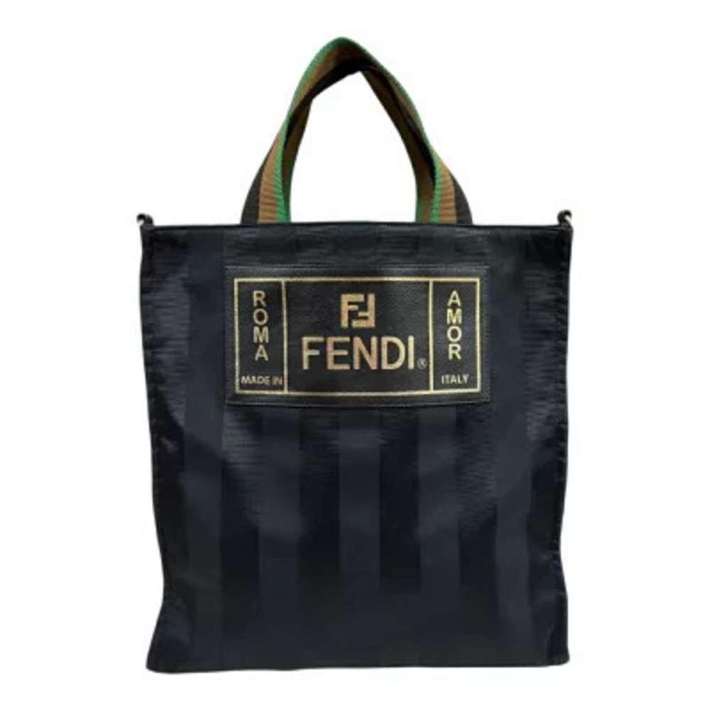 Fendi Pecan Tote Bag Black